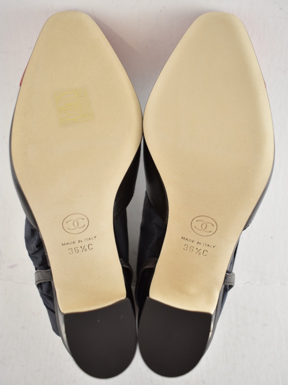 Chanel 26S Blazy Dark Brown Red CC Coco Sling Slingback Block Heel Pump 36.5c - Picture 16 of 16